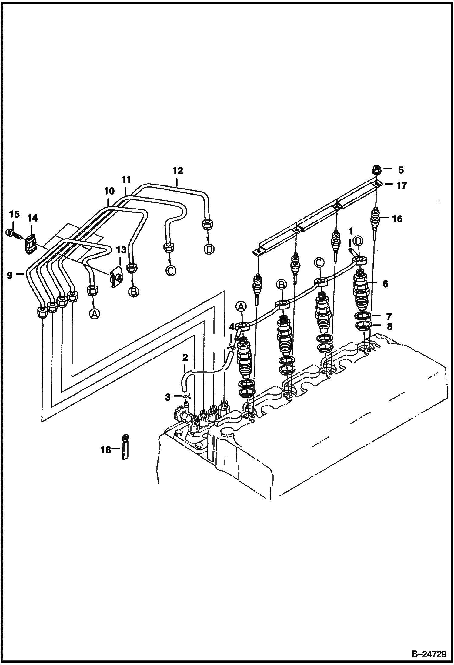 СОПЛО ФОРСУНКИ (KUBOTA - V2003-T-2EB - TIER II)