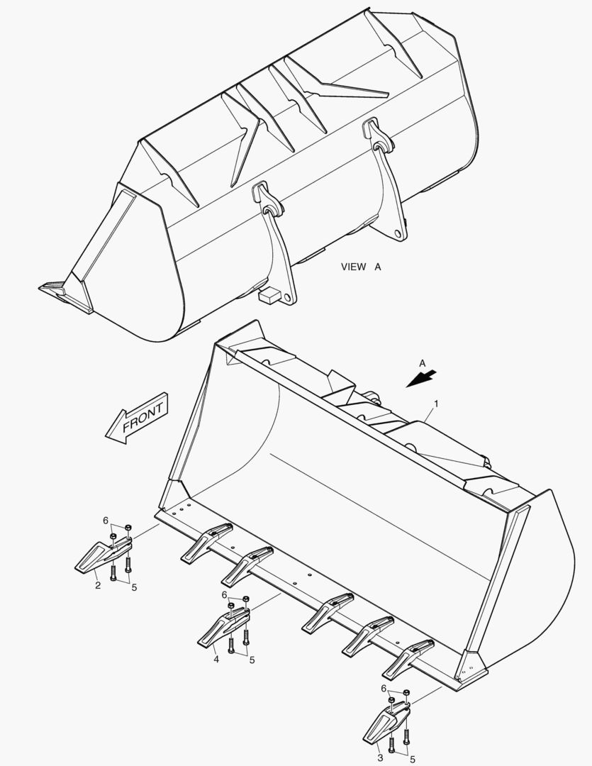 Спецтехника 5390 BUCKET - 2.5гЋҐ (QUICK COUPLER) - главное фото