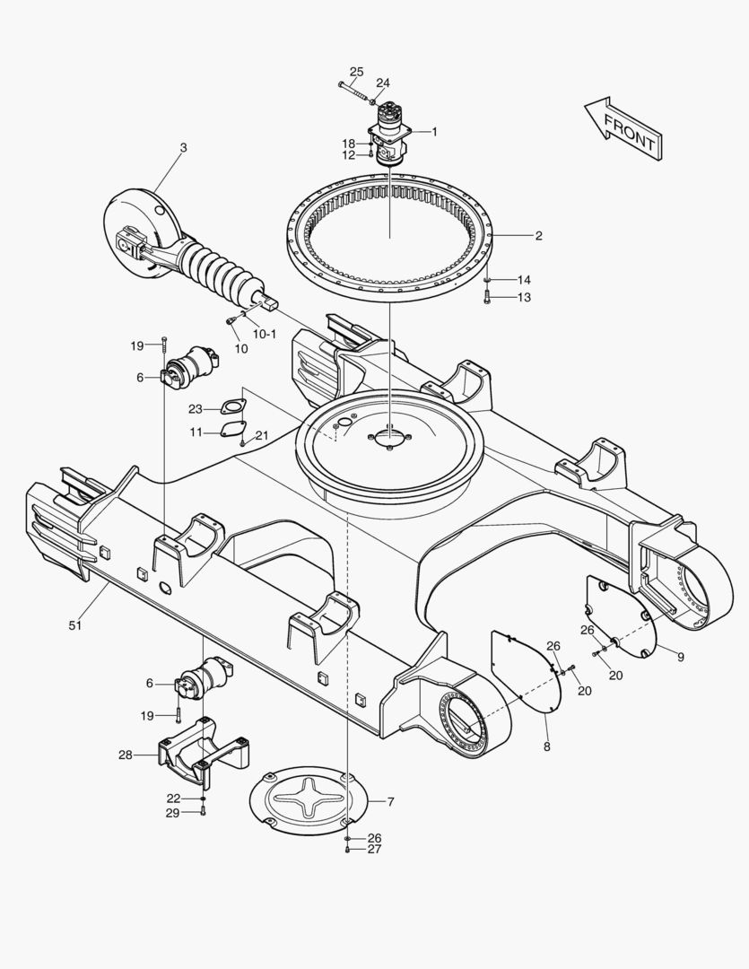 2100 TRACK FRAME - DX140AF
