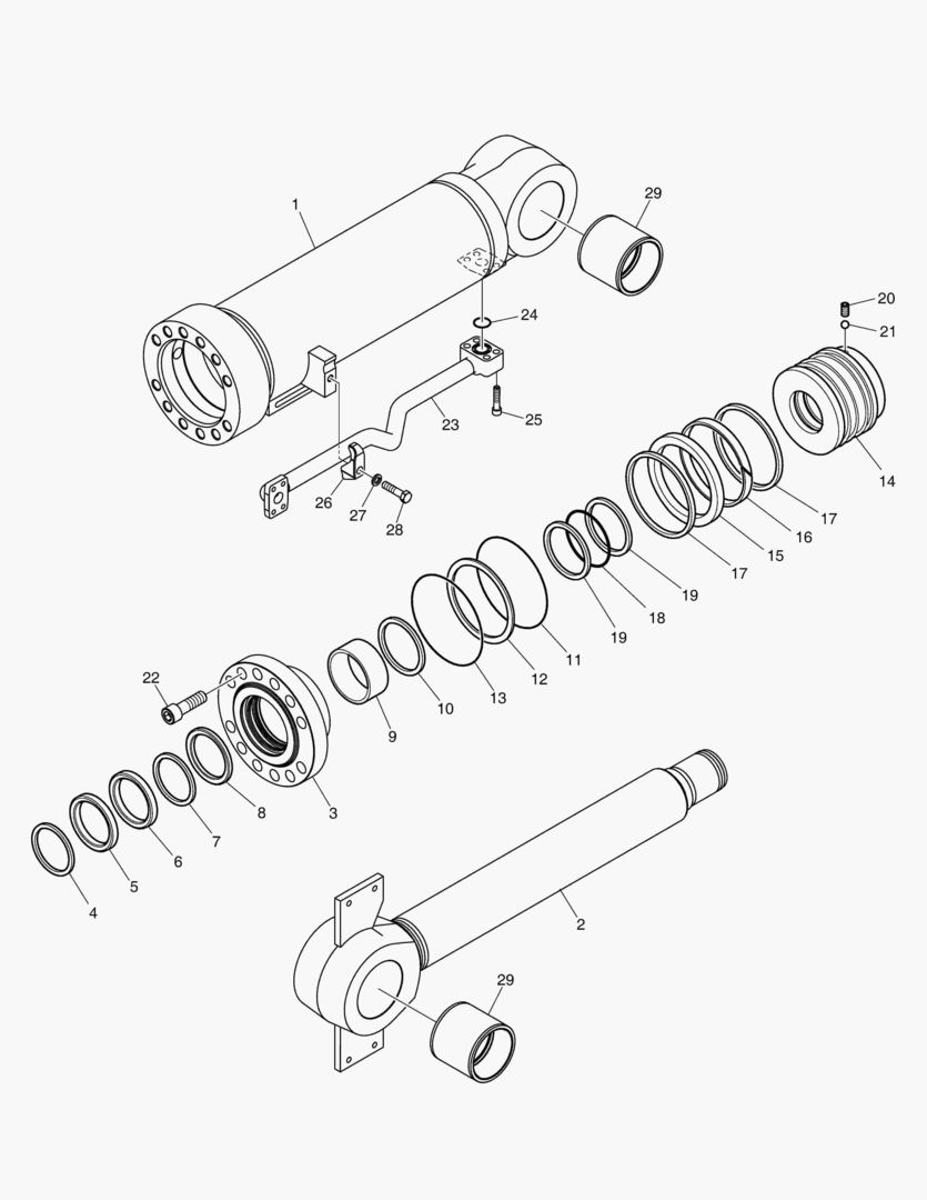 3681 BUCKET CYLINDER
