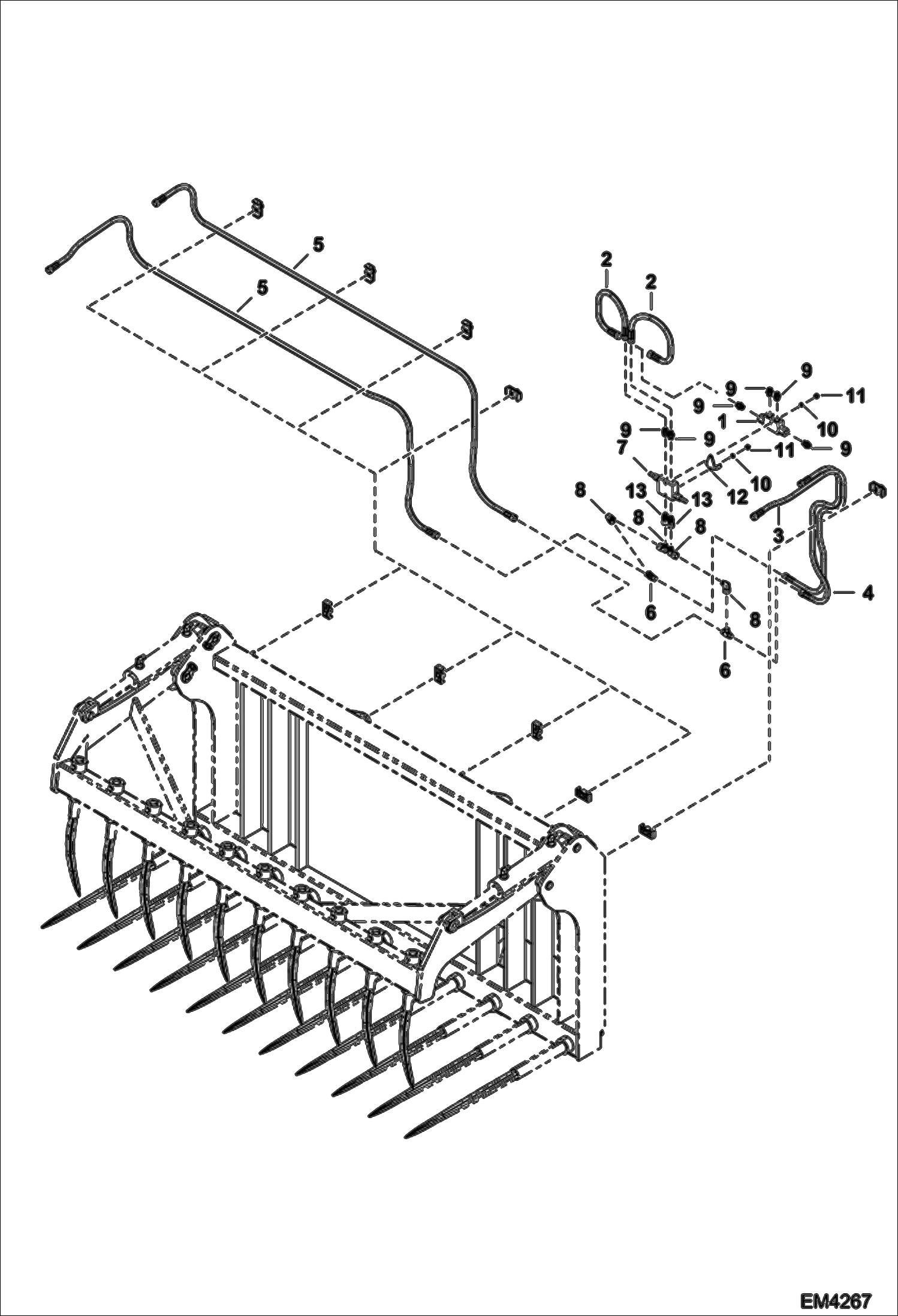 ГРЕЙФЕРНЫЕ ВИЛЫ (ГИДРАВЛИЧЕСКАЯ СИСТЕМА) (AGVU, AGVZ)