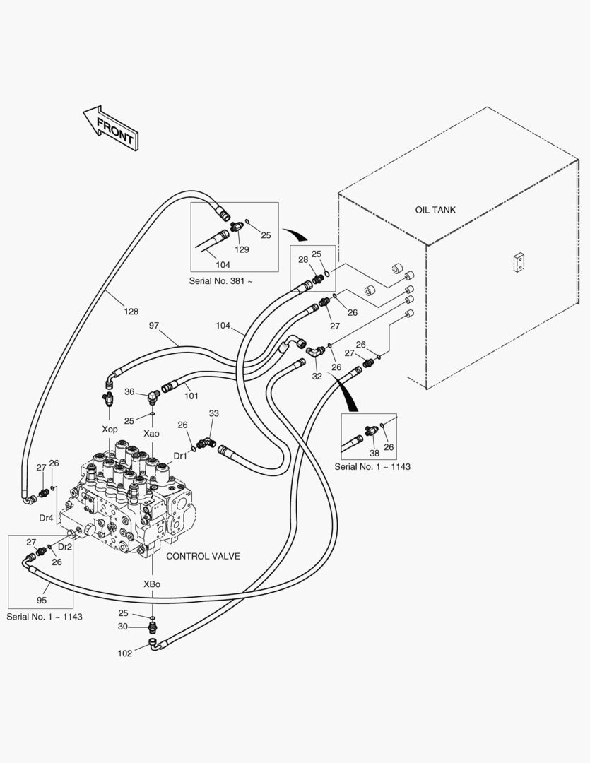 ТРУБОПРОВОД СЕРВОУПРАВЛЕНИЯ(8)