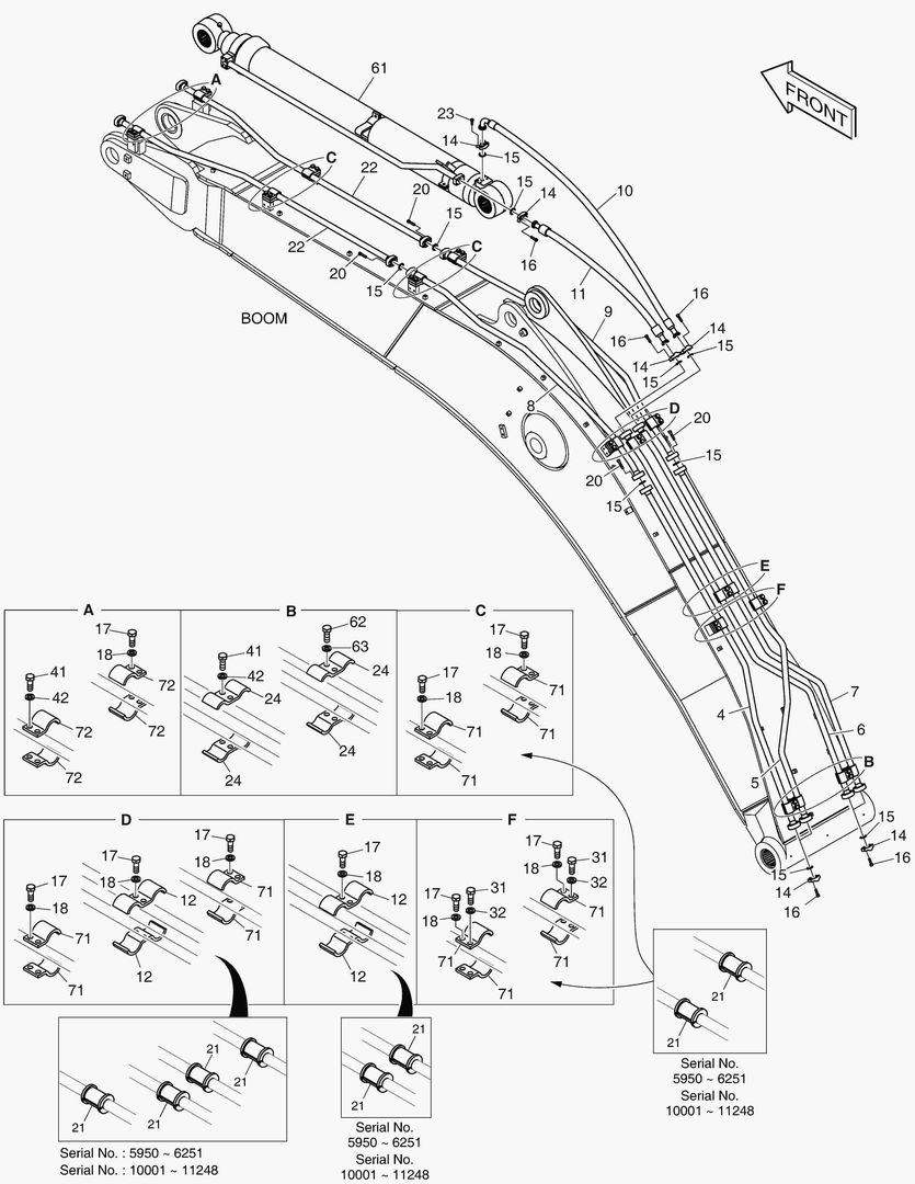 ГИДРОСИСТЕМА СТРЕЛЫ - 6.2 м