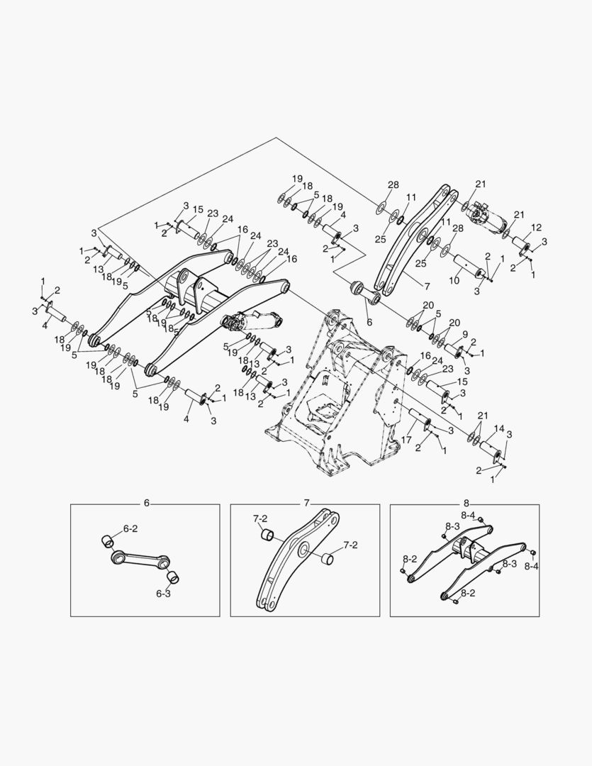5105 FRONT ASSY-SUPER LONG BOOM [10380~]