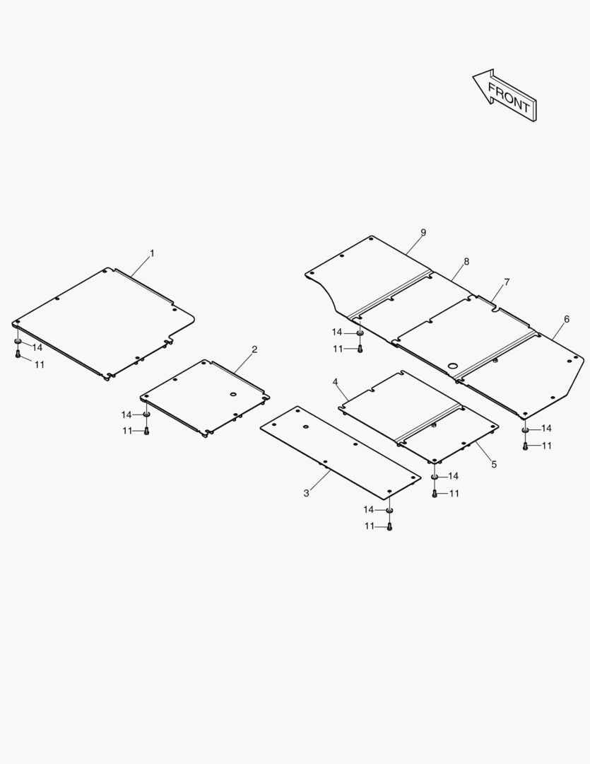 ОБТЕКАЕМАЯ ПОДКУЗОВНАЯ ПАНЕЛЬ