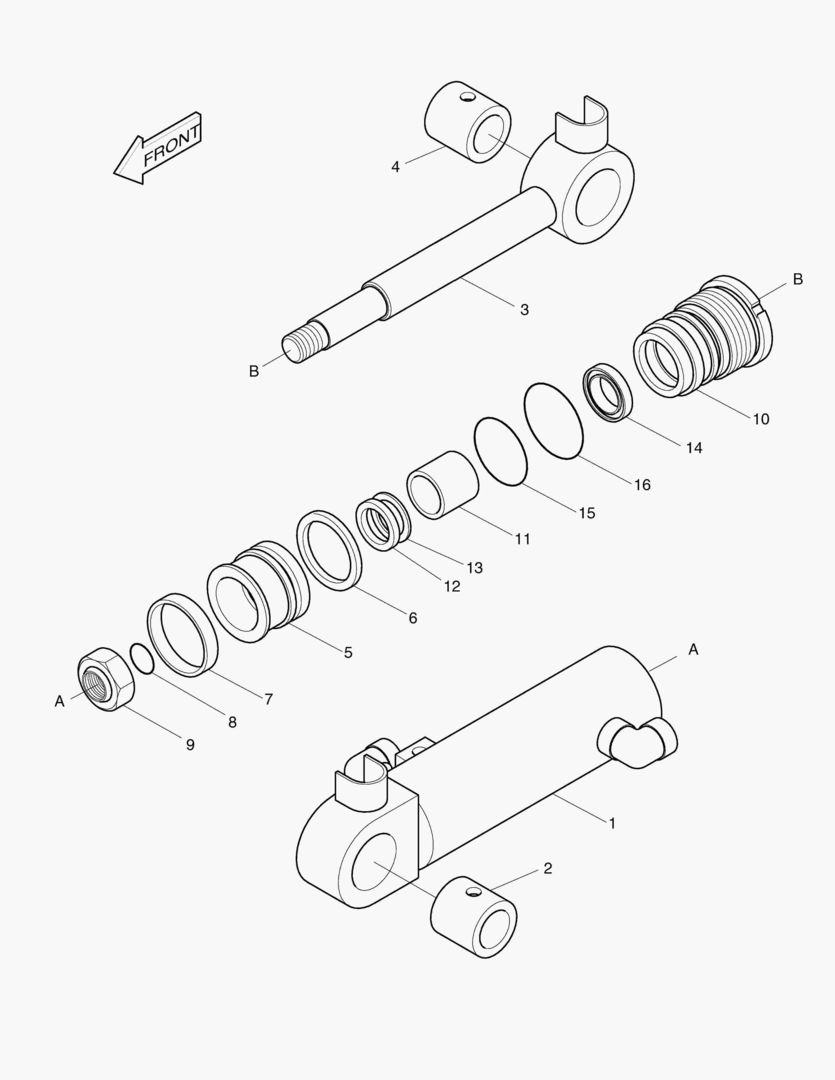 Спецтехника 6140 DOZER CYLINDER
