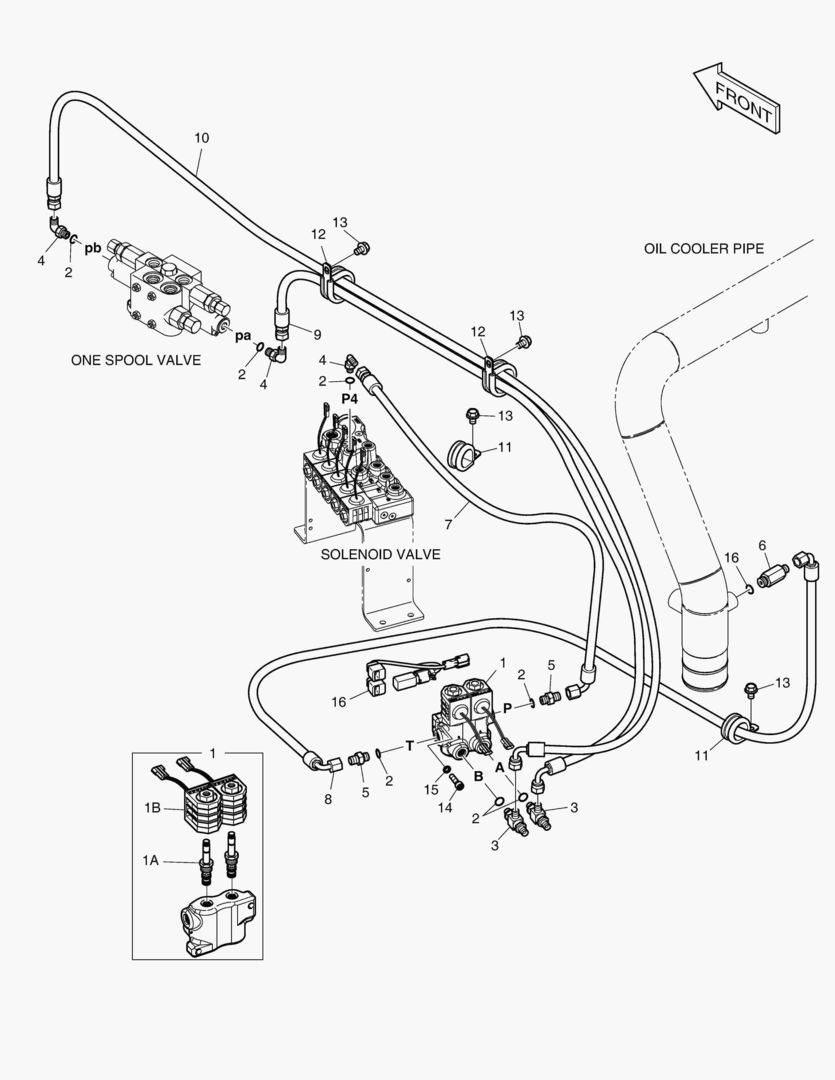 ТРУБОПРОВОД СЕРВОУПРАВЛЕНИЯ(1)-ВРАЩАЮЩИЙСЯ