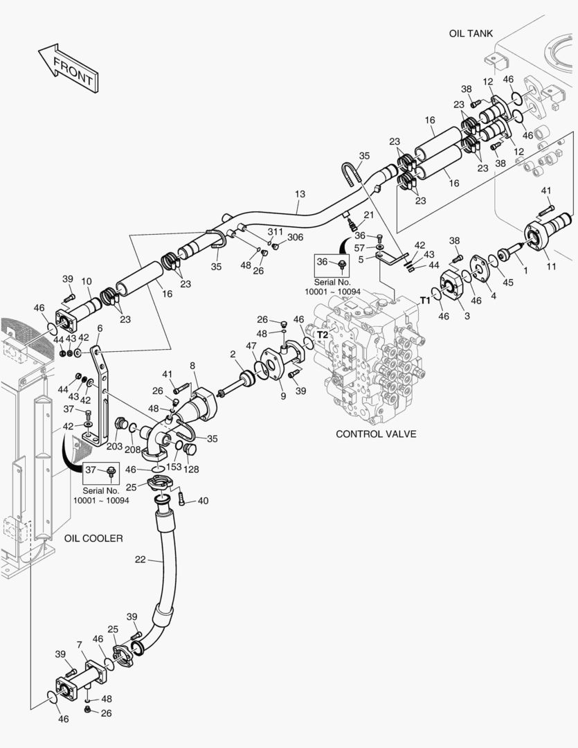 ТУБОПРОВОД МАСЛЯНОГО РАДИАТОРА(2)