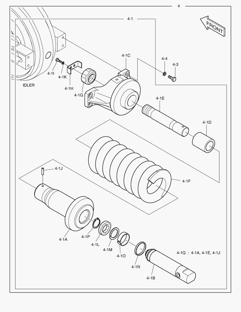 ПРУЖИНЫ ГУСЕНИЦЫ