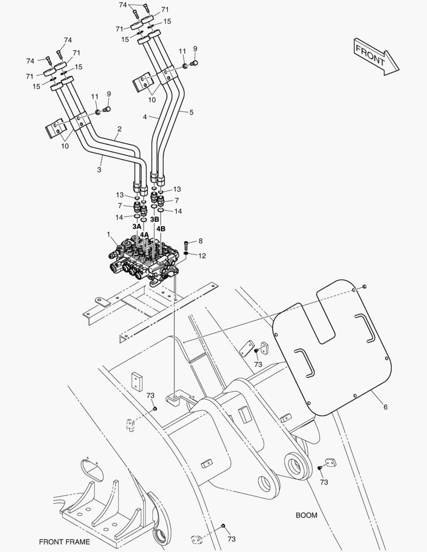 РЕКУЛИРУЮЩИЙ КЛАПАН ТРУБОПРОВОДА - 4 КАТУШКИ