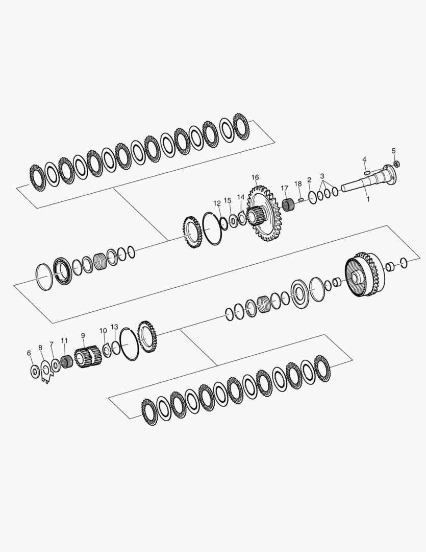 ТРАНСМИССИЯ-СЦЕПЛЕНИЕ(6)-ZF ТРАНСМИССИЯ