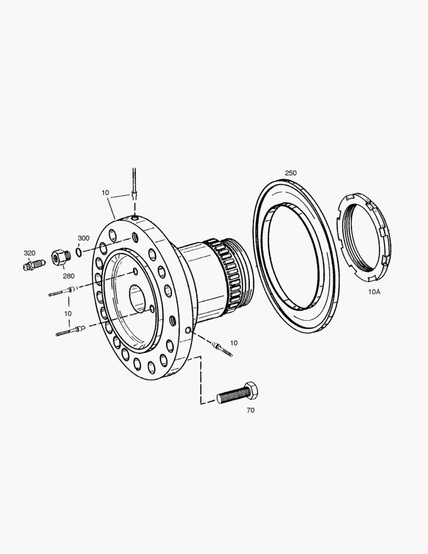Спецтехника 4780 HUB CARRIER-REAR AXLE [1001~2131]
