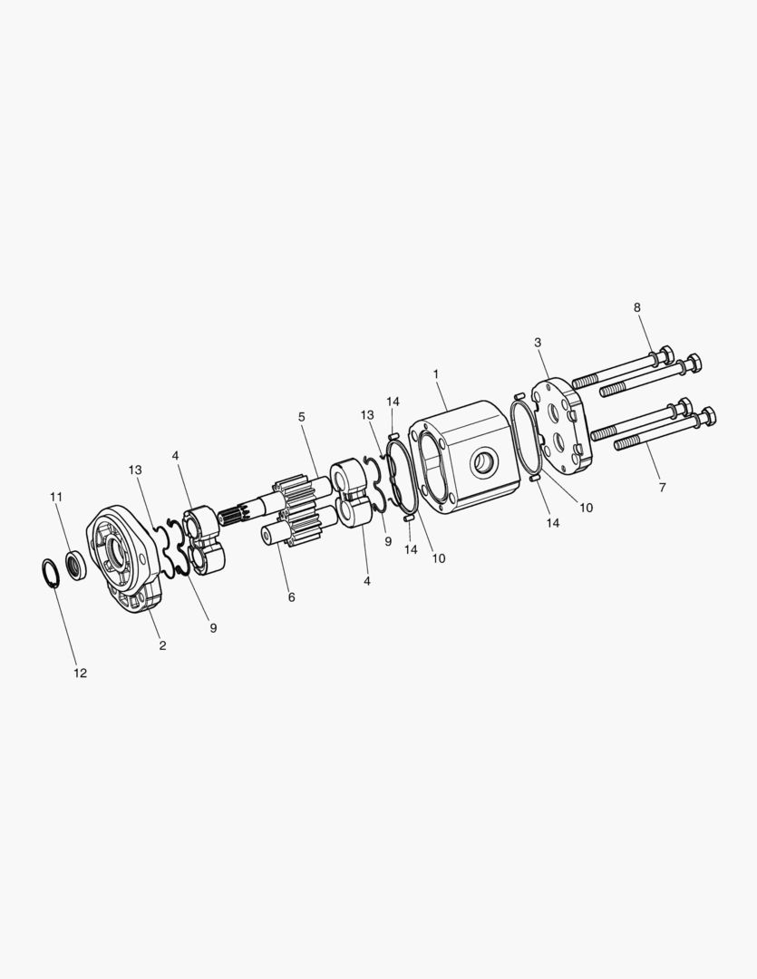 ШЕСТЕРЕННЫЙ НАСОС-ВРАЩЕНИЕ