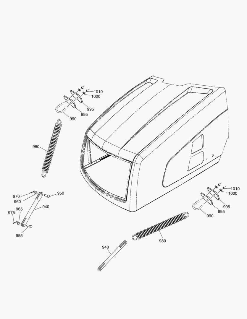 Схема G300-30 BONNET SPRING STOP