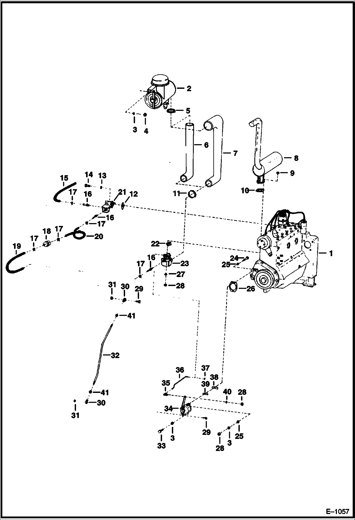 ТОПЛИВО ДЛЯ ДВИГАТЕЛЯ И КРЕПЕЖНЫЕ ДЕТАЛИ ВЫХЛОПНОГО КОЛЛЕКТОРА (БЕНЗИН)