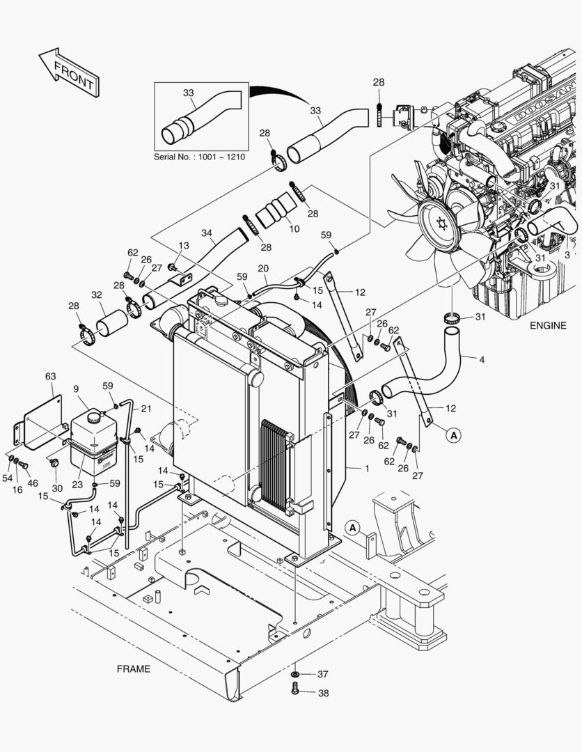 ОПОРТНЫЙ УЗЕЛ РАДИАТОРА