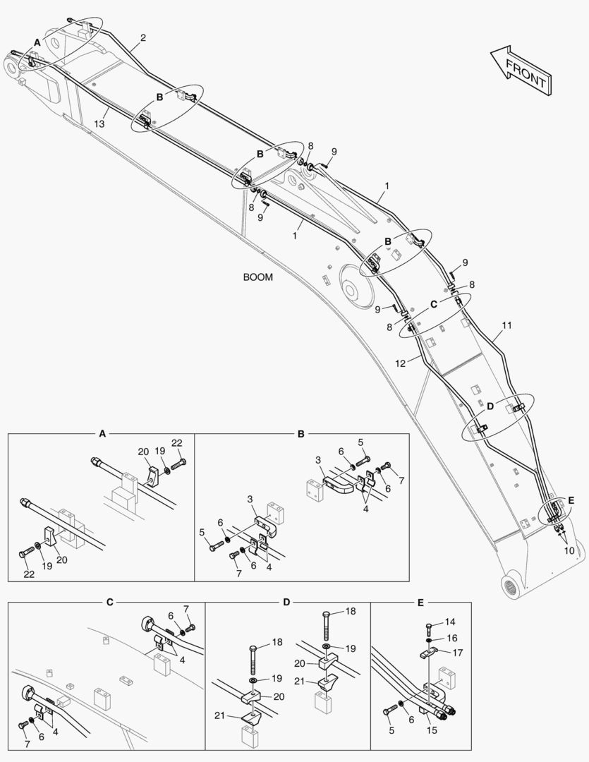 ГИДРОСИСТЕМА СТРЕЛЫ-ВРАЩЕНИЕ
