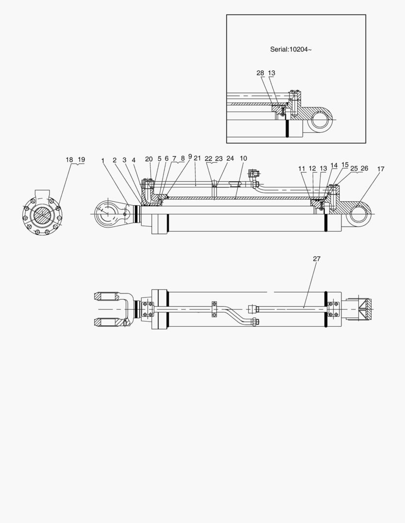 3360 BOOM CYLINDER(R.H&TY)
