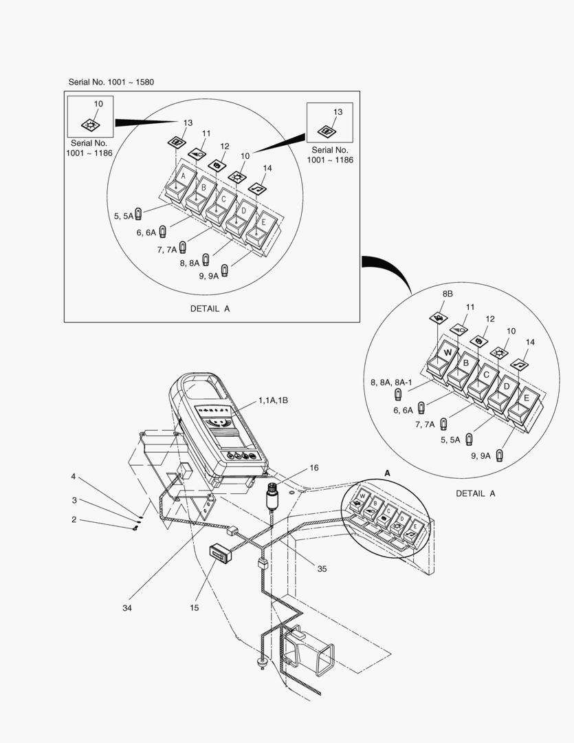 1760 ELECTRIC PARTS(1)-GAUGE & SWITCH PANEL