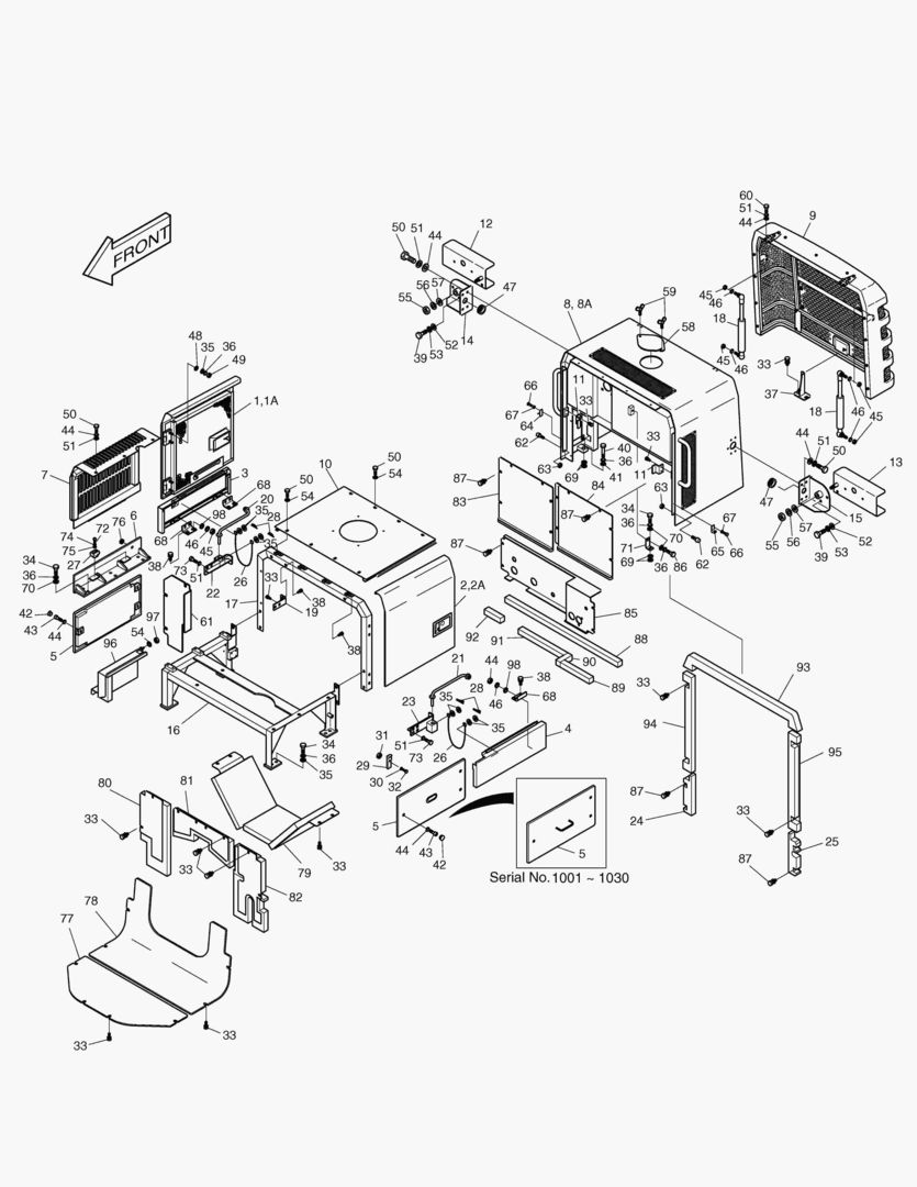 1410 ENGINE COVER-EUROPE [1001~1060]