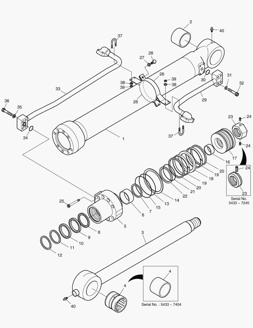 Спецтехника 4300 BUCKET CYLINDER - ARM 6.2m [5001~7811] - главное фото