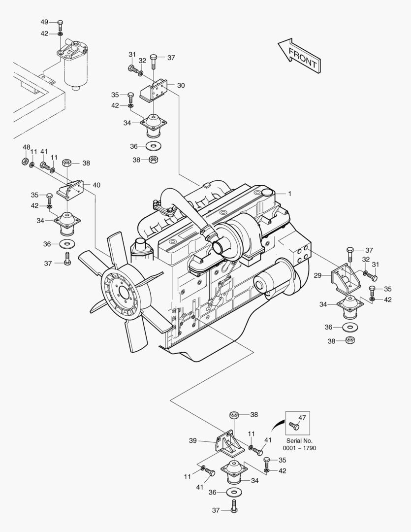 МОНТАЖ ДВИГАТЕЛЯ
