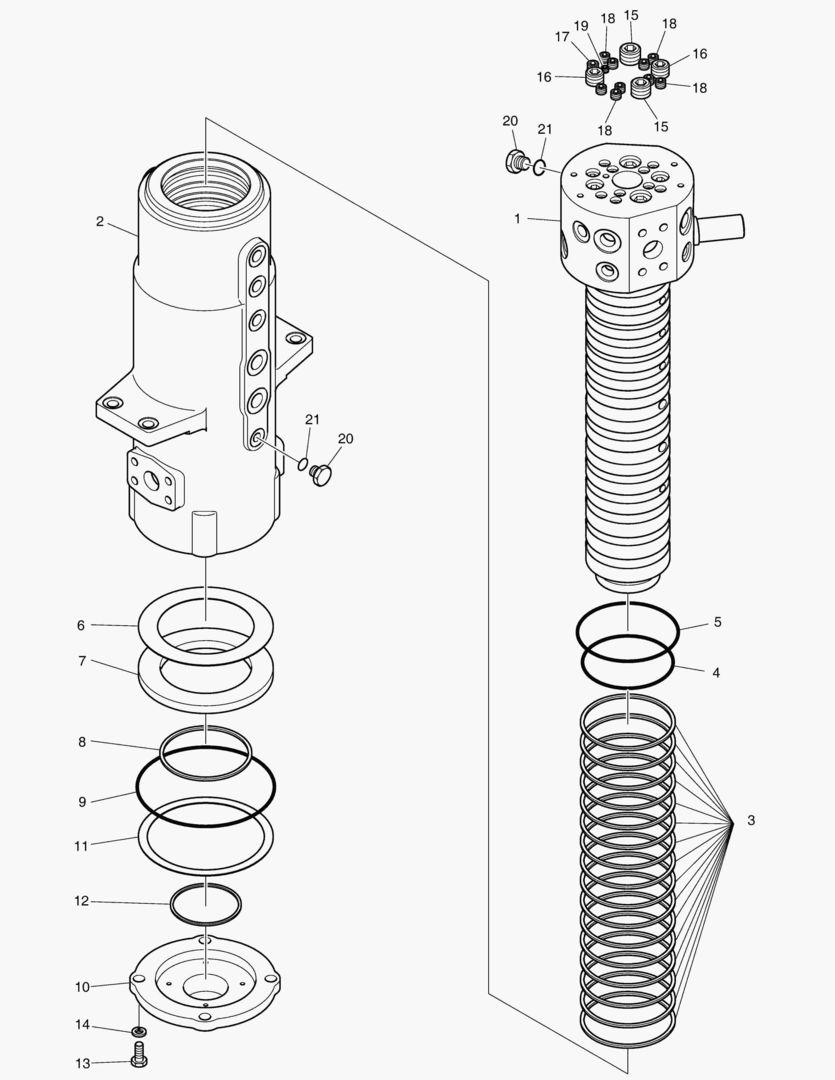 Спецтехника 4550 CENTER JOINT - INDEPENDENT ATTACH [1001~1132]
