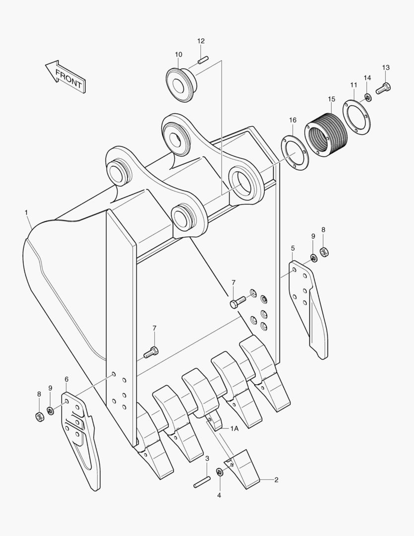 3120 BUCKET -0.6MВі [1~33]