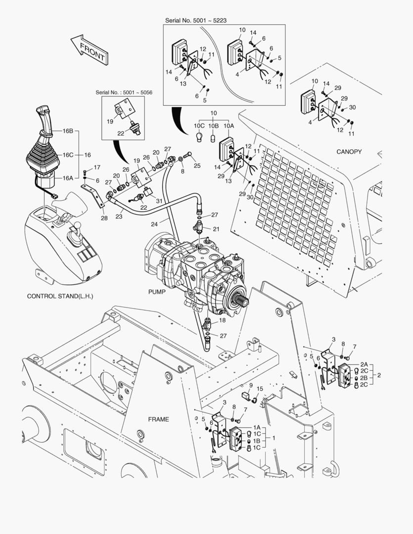 Схема ДОПОЛНИТЕЛЬНАЯ ЛАМПА - ИТАЛИЯ(ДЖОЙСТИК)