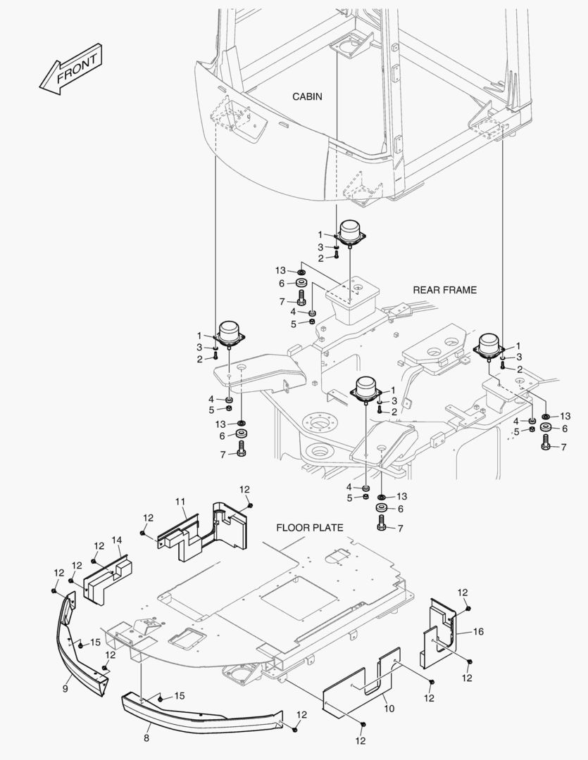 УСТАНОВКА КАБИНЫ
