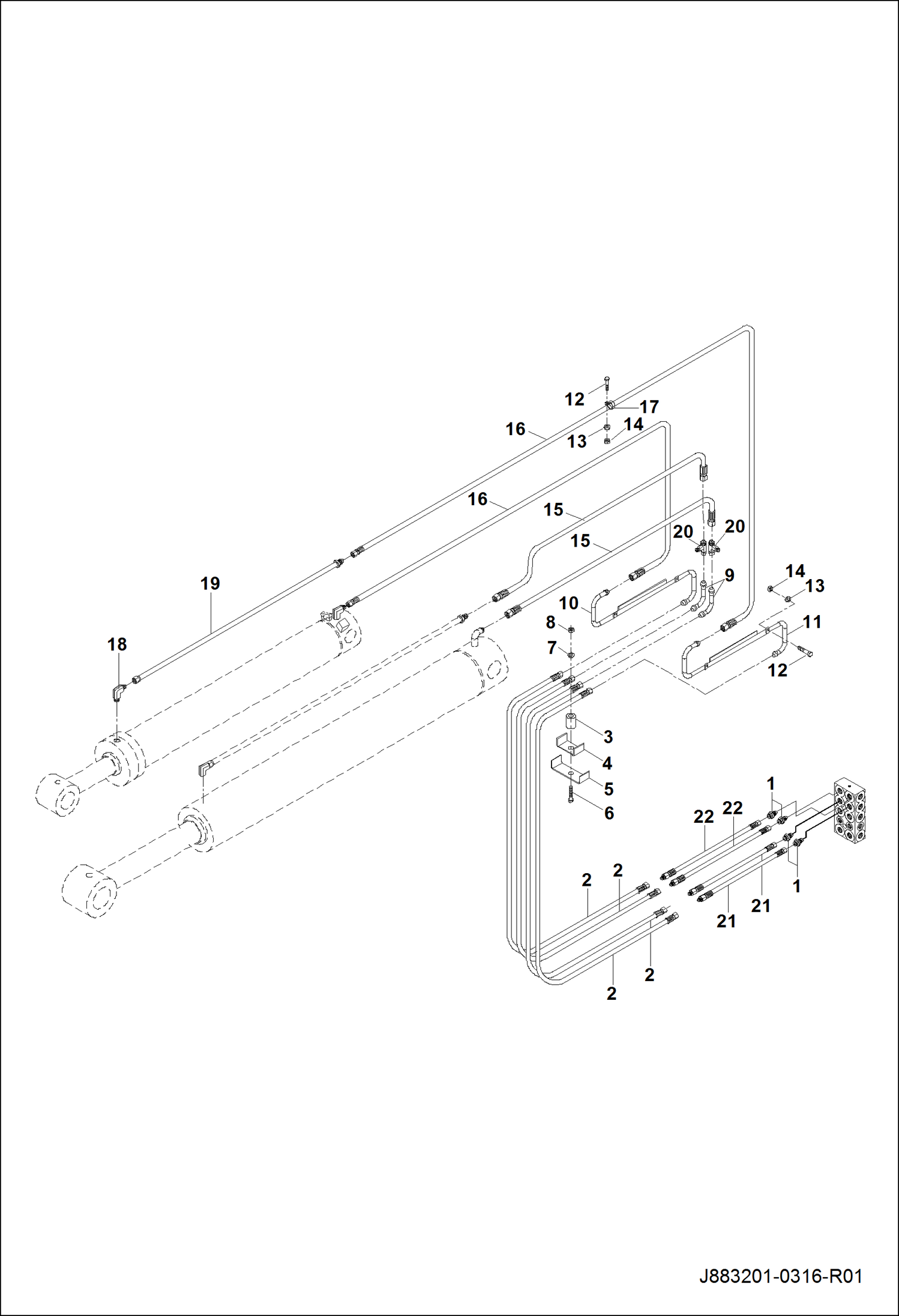 СХЕМА УВЕЛИЧЕННЫХ ЦИЛИНДРОВ