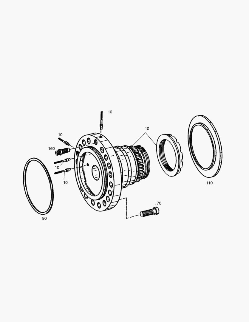 Спецтехника 4660 HUB. CARRIER-REAR AXLE [1001~1630] - главное фото