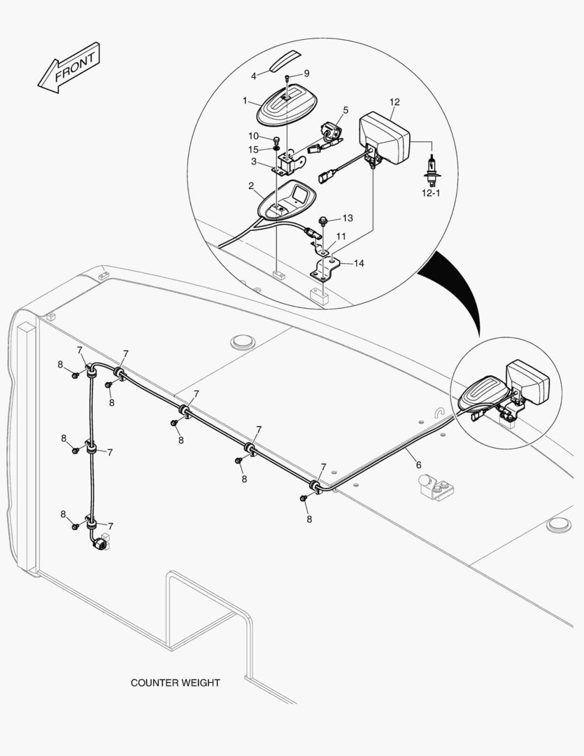 6660 REAR VIEW CAMERA & REAR LAMP