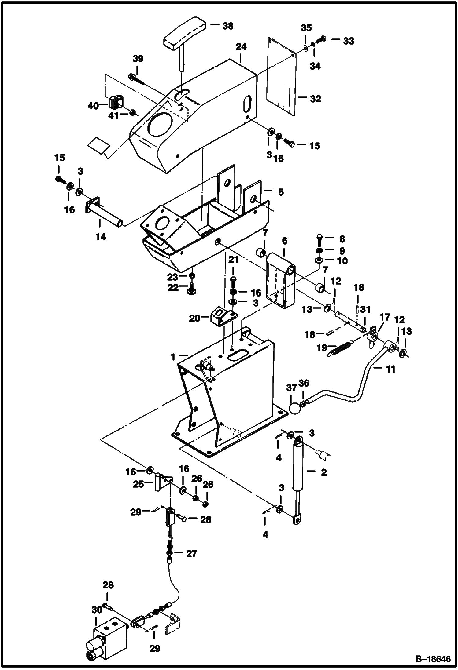 КОНСОЛЬ УПРАВЛЕНИЯ (ЛЕВОСТОРОННИЙ)