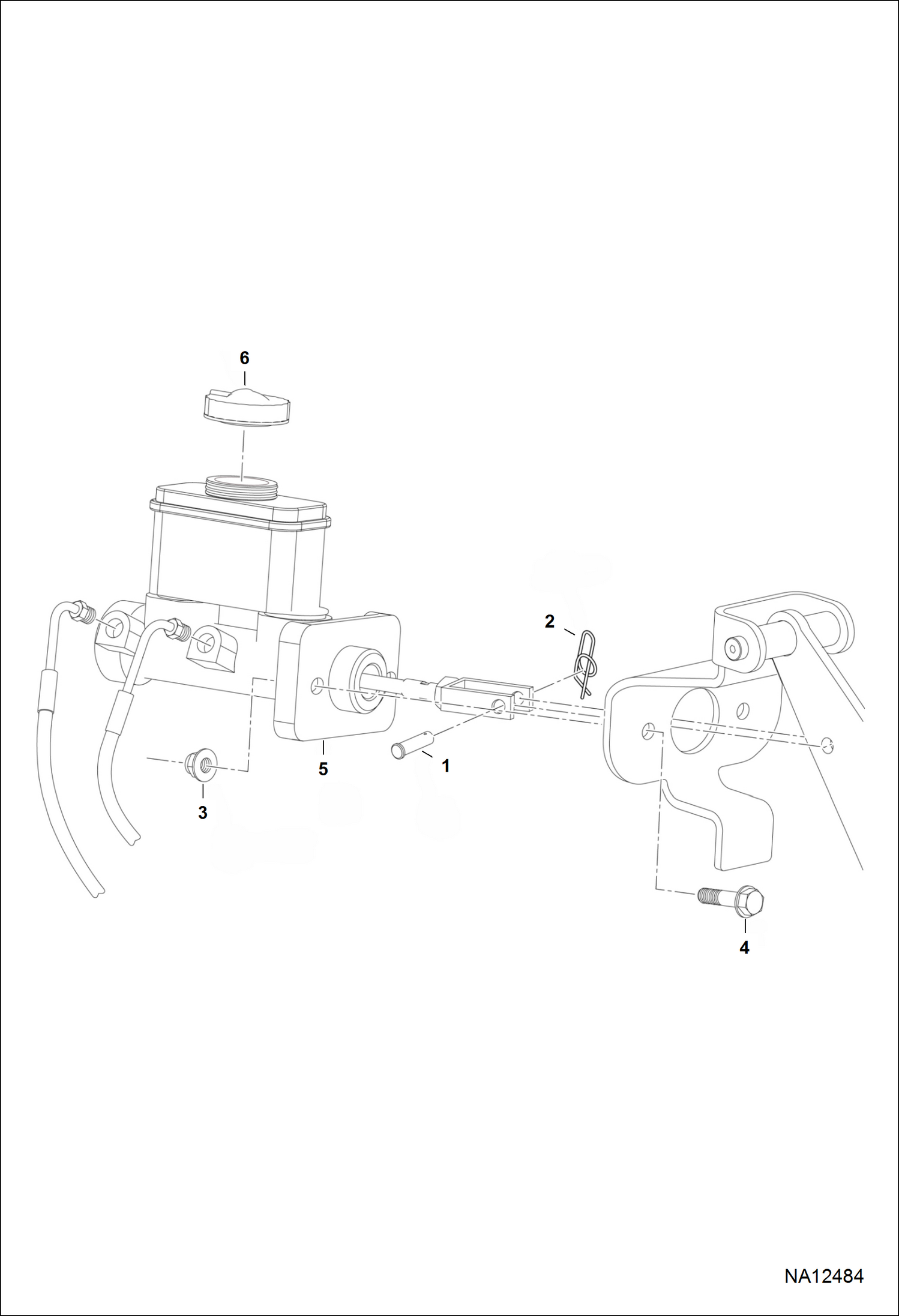 ЦИЛИНДР МАЧТЫ (ВСТРОЕННЫЙ БАК)
