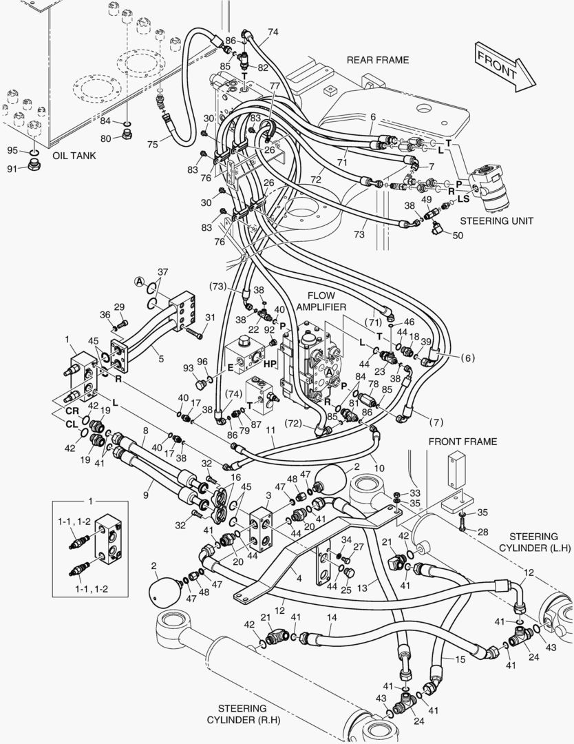 ПАТРУБКИ РУЛЕВОГО УПРАВЛЕНИЯ