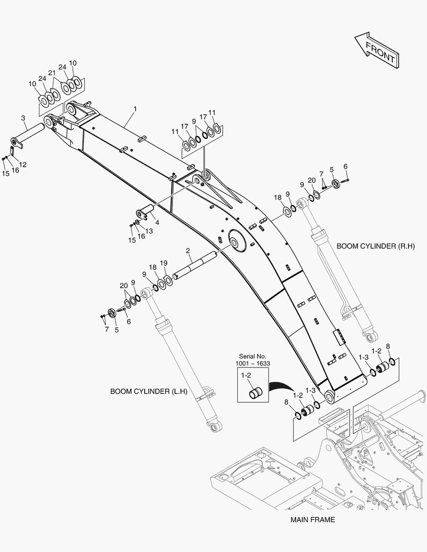 СТРЕЛА - 5.7 м - ГИДРАВЛИЧЕСКОГО ТИПА