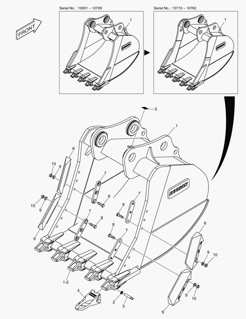7760 BUCKET ASS`Y - 1.94mВі - S CLASS
