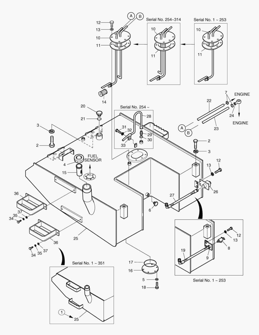 ТОПЛИВНЫЙ БАК В СБОРЕ