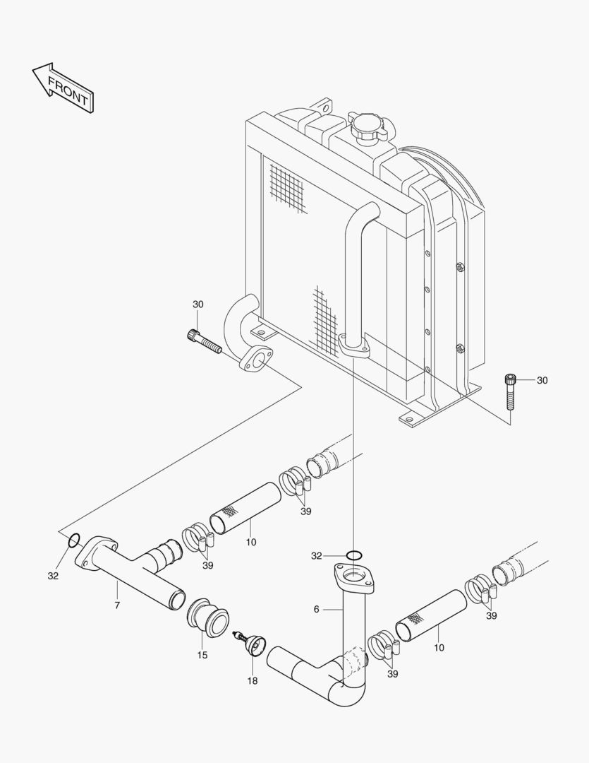 ТУБОПРОВОД МАСЛЯНОГО РАДИАТОРА(3)