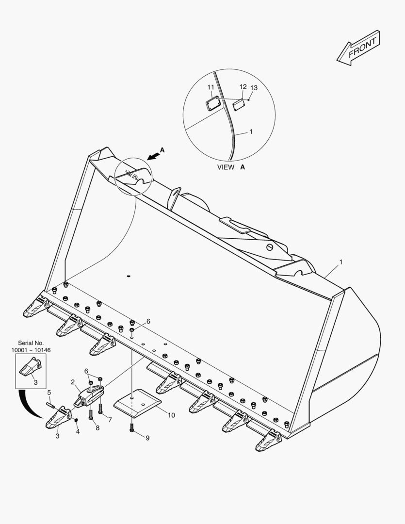 5620 BUCKET - 4.2гЋҐ - TOOTH