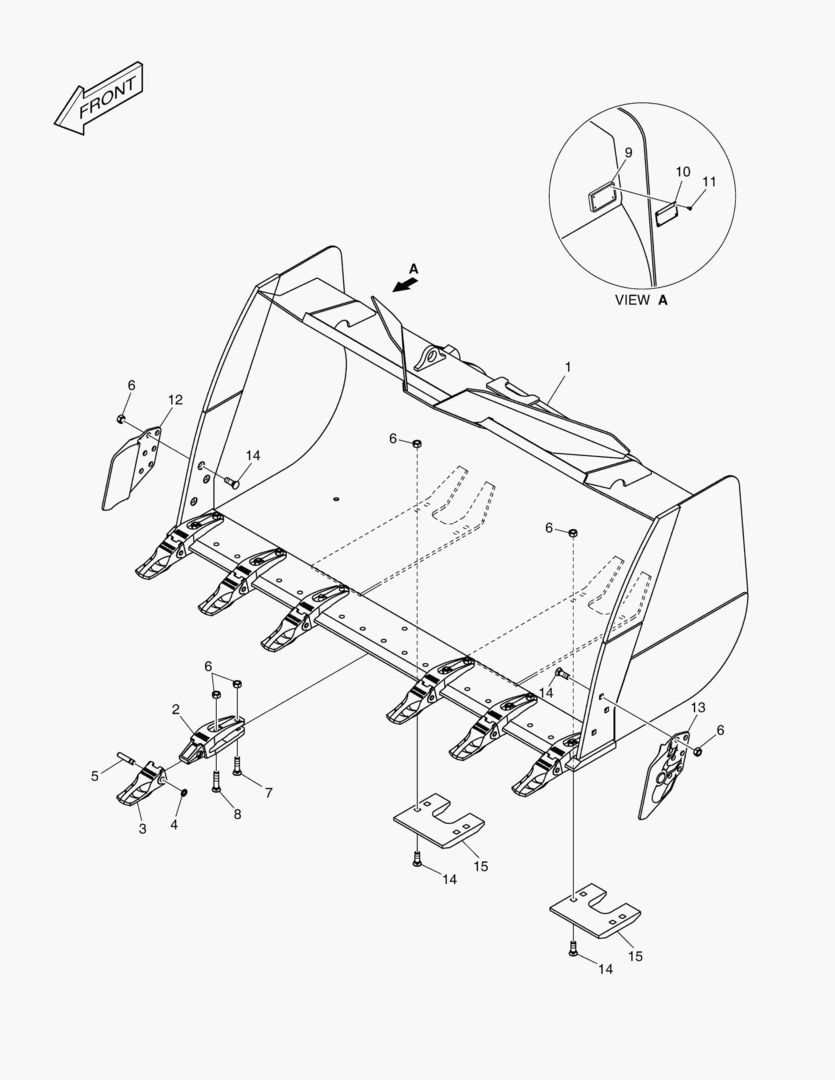 5250 BUCKET-3.3гЋҐ-TOOTH(MH)