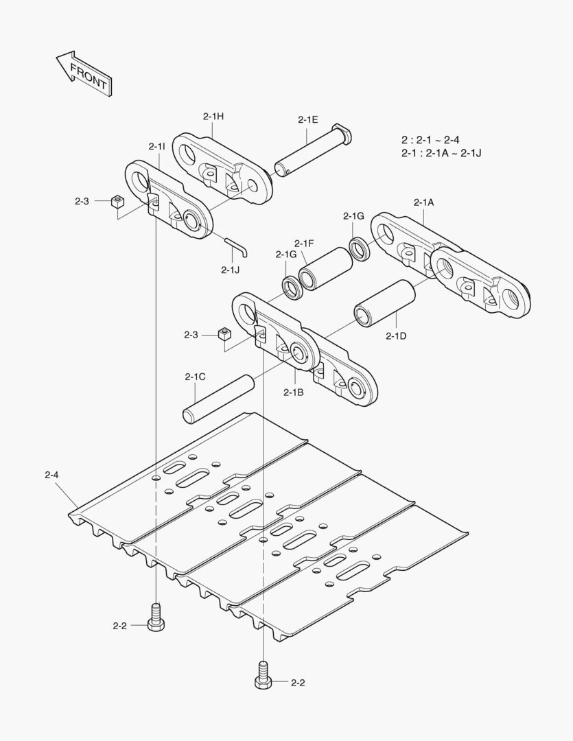 БАШМАК ГУСЕНИЦЫ В СБОРЕ-600G