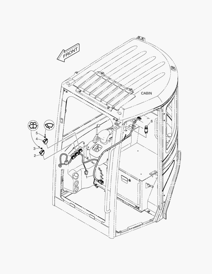 ЭЛЕКТРИЧЕСКИЕ ЗАПЧАСТИ - КАБИНА