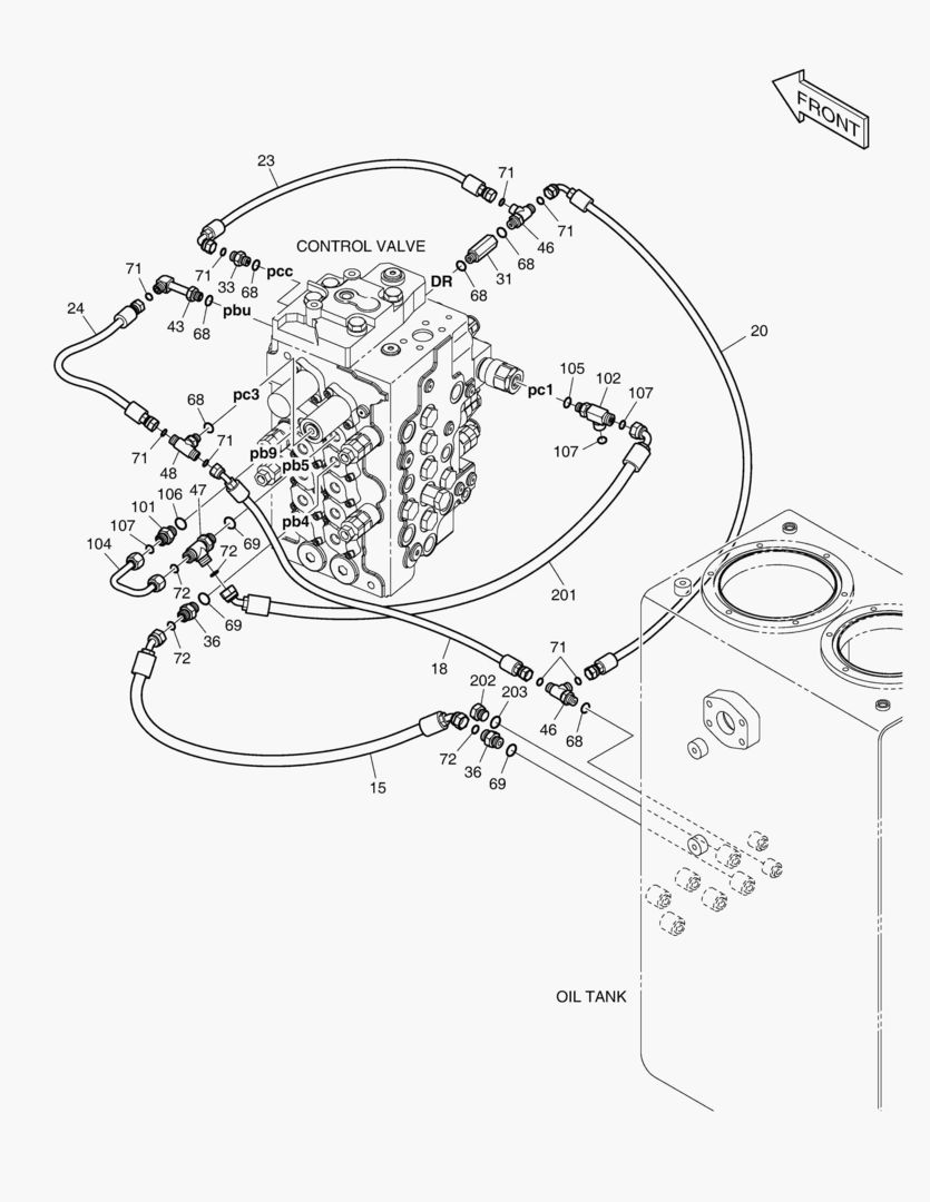 ТРУБОПРОВОД СЕРВОУПРАВЛЕНИЯ(4)