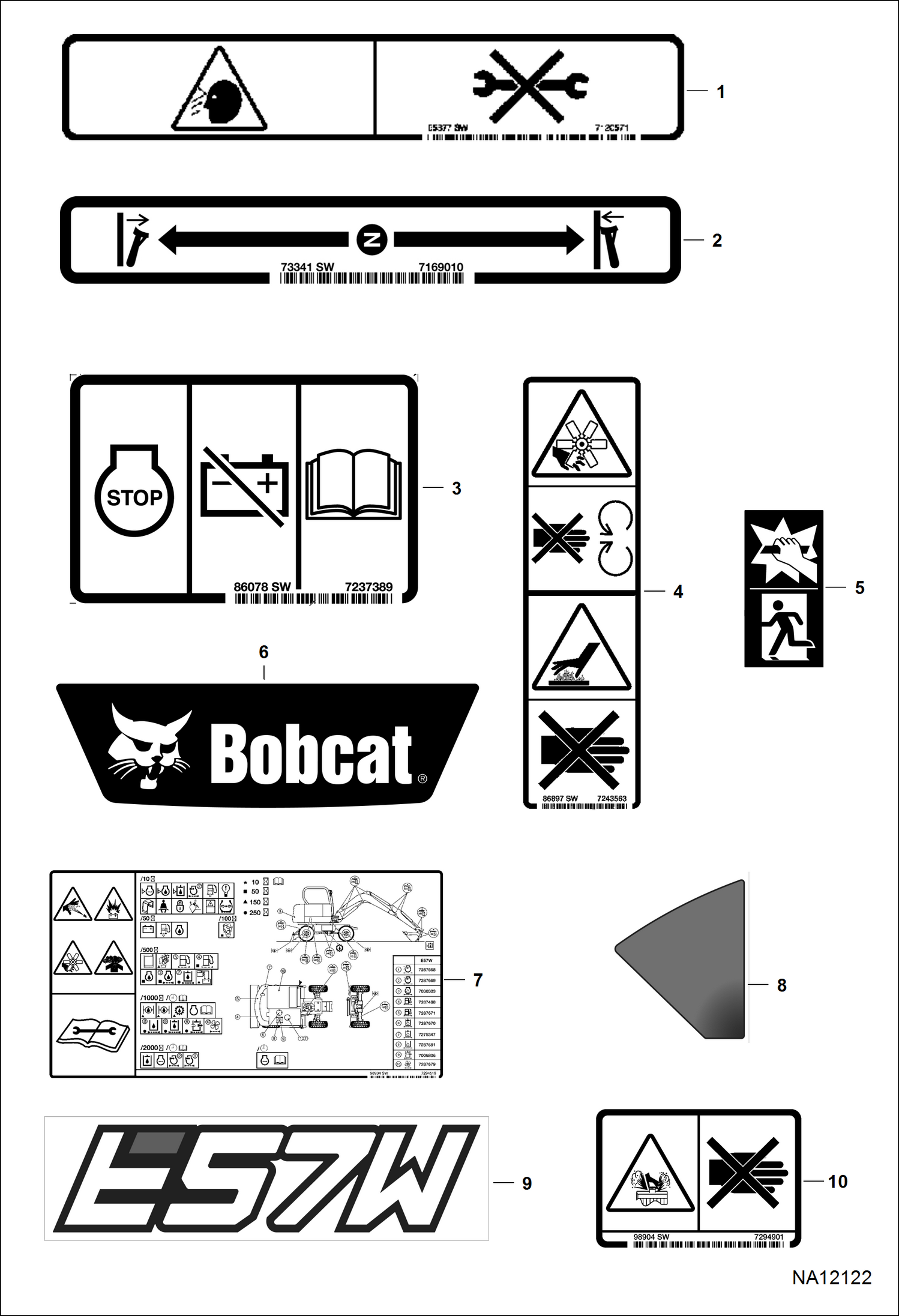 НАКЛЕКИ (ВНУТРЕННИЕ)