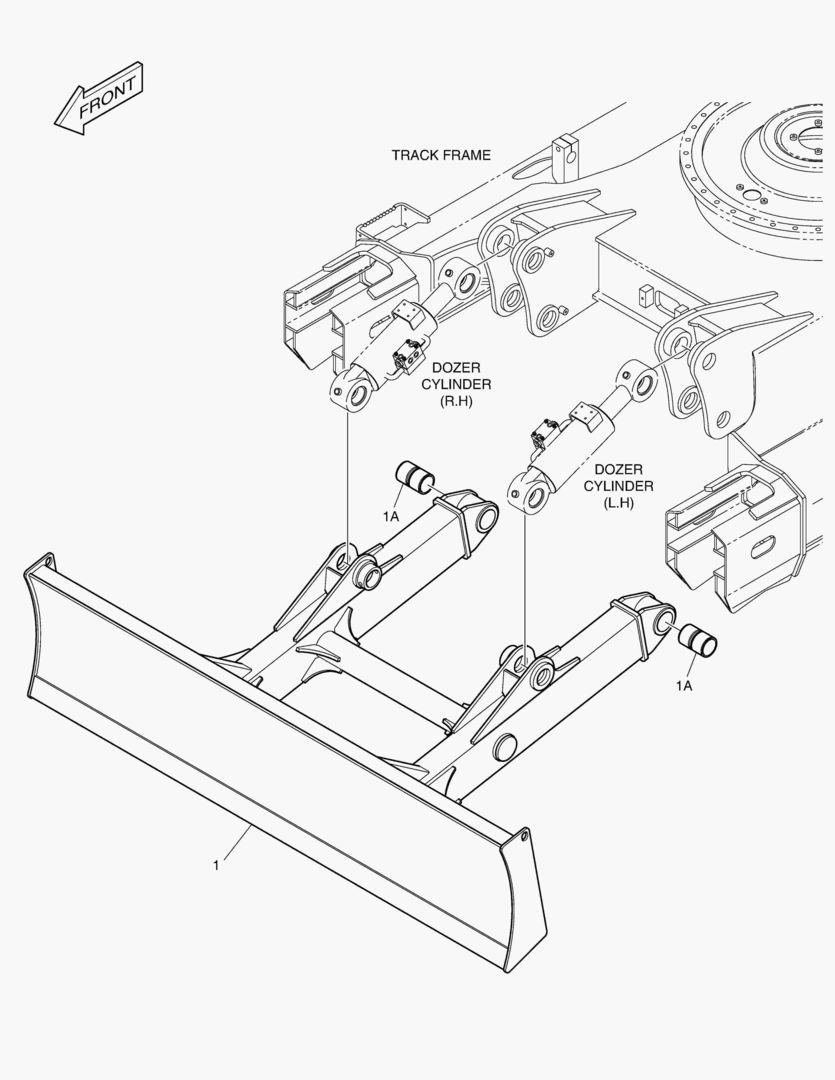 БУЛЬДОЗЕРНЫЙ ОТВАЛ - 2990 мм