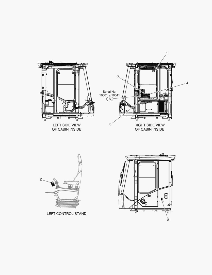 ПРЕДУПРЕЖДАЮЩАЯ ТАБЛИЧКА - КАБИНА
