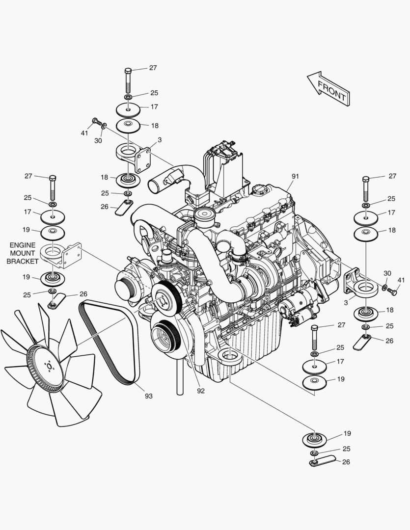 МОНТАЖ ДВИГАТЕЛЯ