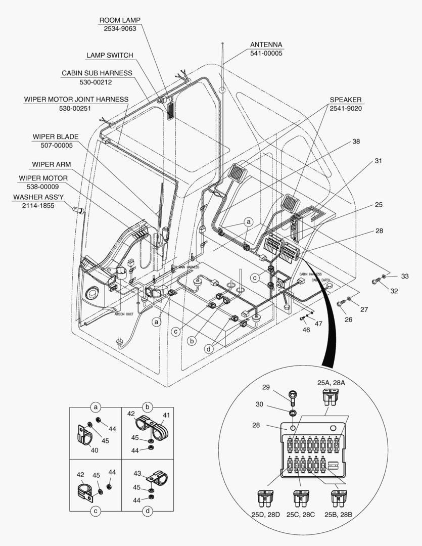 ЭЛЕКТРИЧЕСКИЕ ЗАПЧАСТИ(4)-КАБИНА
